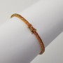 Tennis bracelet in 18 kt gold with Rainbow Sapphires