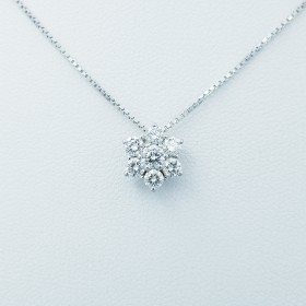 18 kt GOLD DIAMONDS 0.75 ct total - Model (MAGIC)