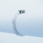 ANELLO in ORO BIANCO 18kt con DIAMANTI 0.28 ct Totali - Modello (MAGIC)