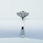 Anello in Oro 18kt con Diamanti Certificati - Modello (Asgard)
