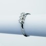 ANELLO TRILOGY con Diamanti Certificati 0.30 ct Totali - Modello (Eleonora)
