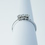 ANELLO TRILOGY con Diamanti Certificati 0.30 ct Totali - Modello (Eleonora)