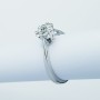 18kt WHITE GOLD RING with DIAMONDS 0.52 ct Total - Model (MAGIC)