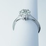 ANELLO in ORO BIANCO 18kt con DIAMANTI 0.52 ct Totali - Modello (MAGIC)