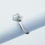 Solitaire Ring with Certified Diamonds 0.80 ct Total - Model (Sharm)