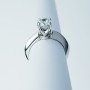 Bague solitaire avec diamants certifiés 0,80 ct total - Modèle (Sharm)