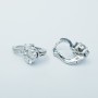Boucles d'oreilles en or 18 carats DIAMANTS DANGER 1.70 ct total - Modèle (MAGIQUE)