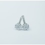 Boucles d'oreilles en or 18 carats DIAMANTS DANGER 1.70 ct total - Modèle (MAGIQUE)