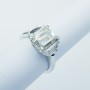 Anello in Oro 18kt con Diamanti Certificati 3.84 ct Tot. - Modello (Ever)