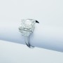 Anello in Oro 18kt con Diamanti Certificati 3.84 ct Tot. - Modello (Ever)