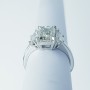Bague en or 18kt avec diamants certifiés 3,84 ct au total - Modèle (Ever)