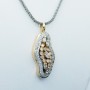 Collana Ciondolo in Oro 18 kt con Diamanti Certificati - Modello (Fill)