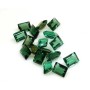 Topaze verte taille émeraude 1,50 carats 8,00 x 6,00 mm