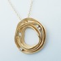 Collana Pendente Dune in Oro 18 kt e Diamanti Certificati