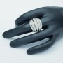 Anello in Oro 18kt con Diamanti Certificati 0.98 ct Tot. - Modello (Plasa)
