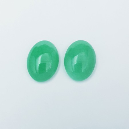 GIADA CABOCHON SMERALDS COUPLE 16.32 ct Totals