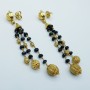 18 kt Yellow Gold and Onyx Earrings