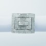 Anello in Oro Bianco 18kt 1.92ct Totale G VVS1 - Modello (LIDIA)