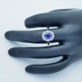 Bague en or 18kt avec 2,62 ct de saphir et 0,56 ct de diamants au total - Modèle (MIDDLETON)