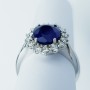Bague en or 18kt avec 3,44 ct de saphir et 2,90 ct de diamants au total - Modèle (MIDDLETON)