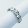 Anello in Oro 18 kt con Diamanti Certificati 2.90 ct Totali - Modelo (Elfico)