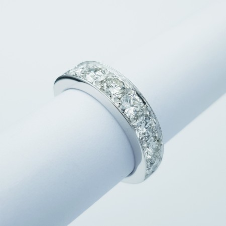 Anello in Oro 18 kt con Diamanti Certificati 1.80 ct Totali - Modelo (Edo)