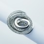 Anello in Oro 18 kt con Diamanti Certificati 0.74 ct Totali - Modelo (Mat)