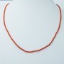 COLLIER CORAL 2 mm - LONGUEUR 40 cm