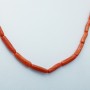 CORAL NECKLACE STRAND 3.5 x 13 mm - LENGTH 50 cm