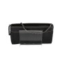 Chanel Shoulder Bag Black with Stitching and Beige Interior