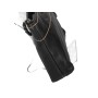 Borsa a Tracolla Chanel Nera con Impunture e Interni Beige