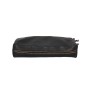 Borsa a Tracolla Chanel Nera con Impunture e Interni Beige
