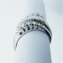 Anello in Oro 18 kt con Diamanti Certificati 3.25 ct Totali - Modelo (Queen)