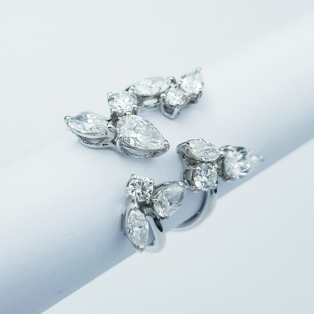 Anello in Oro 18 kt con Diamanti Certificati 2.05 ct Totali - Modelo (Forest)