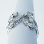 Anello in Oro 18 kt con Diamanti Certificati 2.05 ct Totali - Modelo (Forest)