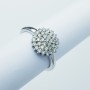 ANELLO in ORO BIANCO 18kt con DIAMANTI 0.65 ct Totali - Modello (MAGIC)