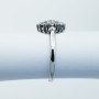 18kt WHITE GOLD RING with DIAMONDS 0.65 ct Total - Model (MAGIC)