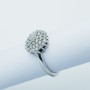 18kt WHITE GOLD RING with DIAMONDS 0.65 ct Total - Model (MAGIC)