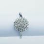 BAGUE EN OR BLANC 18kt avec DIAMONDS 0.65 ct Total - Modèle (MAGIC)