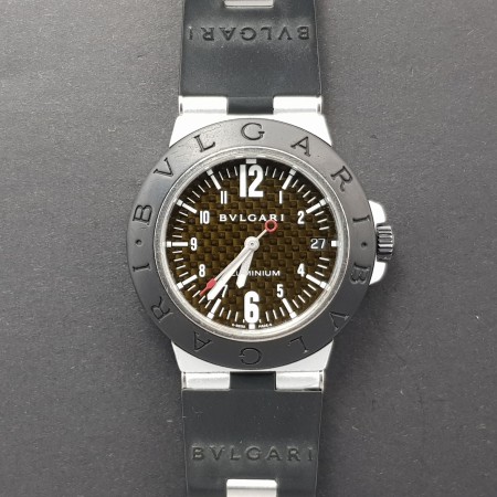 Bulgari Diagono 38mm Bon état Aluminium Diam1497