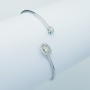 Bracelet in 18 kt White Gold and Diamonds 0.78 ct Total G VS1