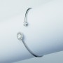 Bracelet in 18 kt White Gold and Diamonds 0.78 ct Total G VS1