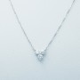Collana in Oro Bianco 18kt e Diamanti Certificati - Modello (Ra)