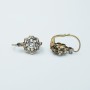 12 kt GOLD EARRINGS with DIAMONDS