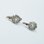 12 kt GOLD EARRINGS with DIAMONDS