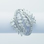 Anello in Oro 18 kt con Diamanti Certificati 1.65 ct Totali - Modelo (Forest)