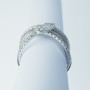 Bague en or 18 carats avec diamants certifiés - Modèle (serpent)