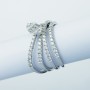 Anello in Oro 18 kt con Diamanti Certificati - Modello (Serpente)