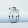 Anello in Oro 18 kt con Diamanti Certificati - Modello (Serpente)