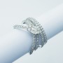 Anello in Oro 18 kt con Diamanti Certificati - Modello (Serpente)